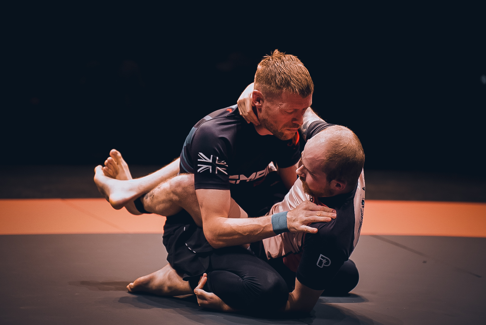 Triangle setup from guard at GrappleMax